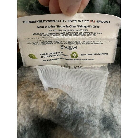 Vintage Northwest Deer Buck Reversible Throw 63x50 - Picture 6 of 7